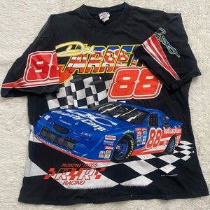 1996 RYR Promotions Dale Jarrett all over print tee XL